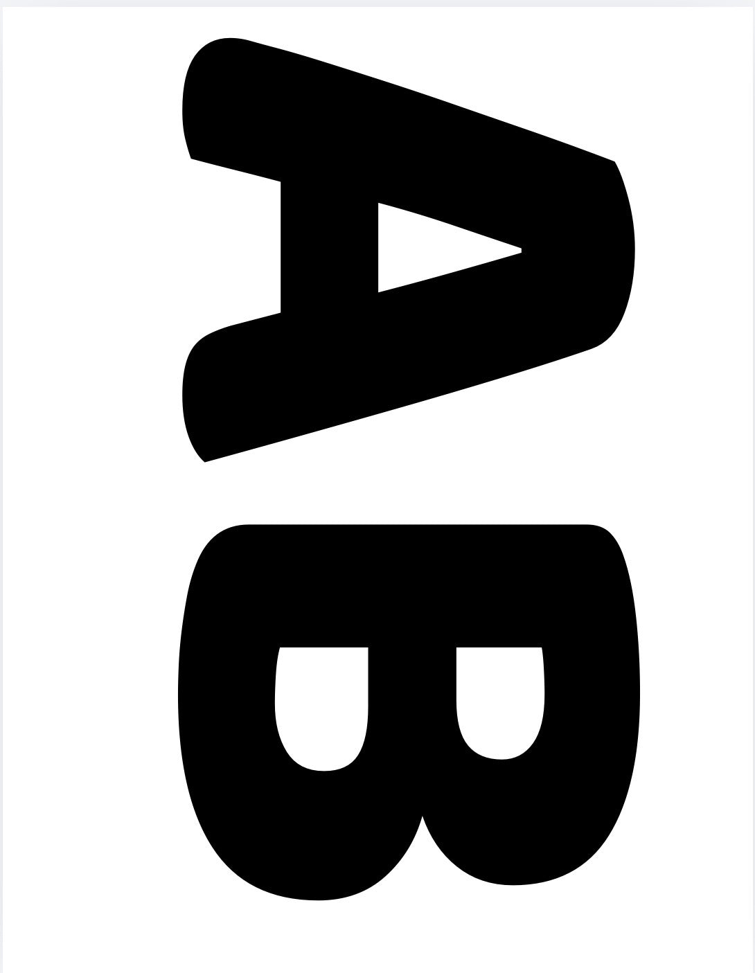 Bubble Letter Pattern
