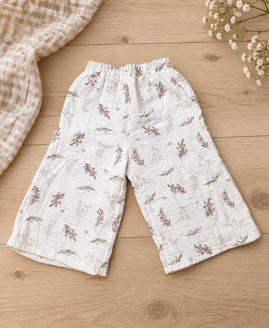Botanical Wide-Leg Pants | 2T
